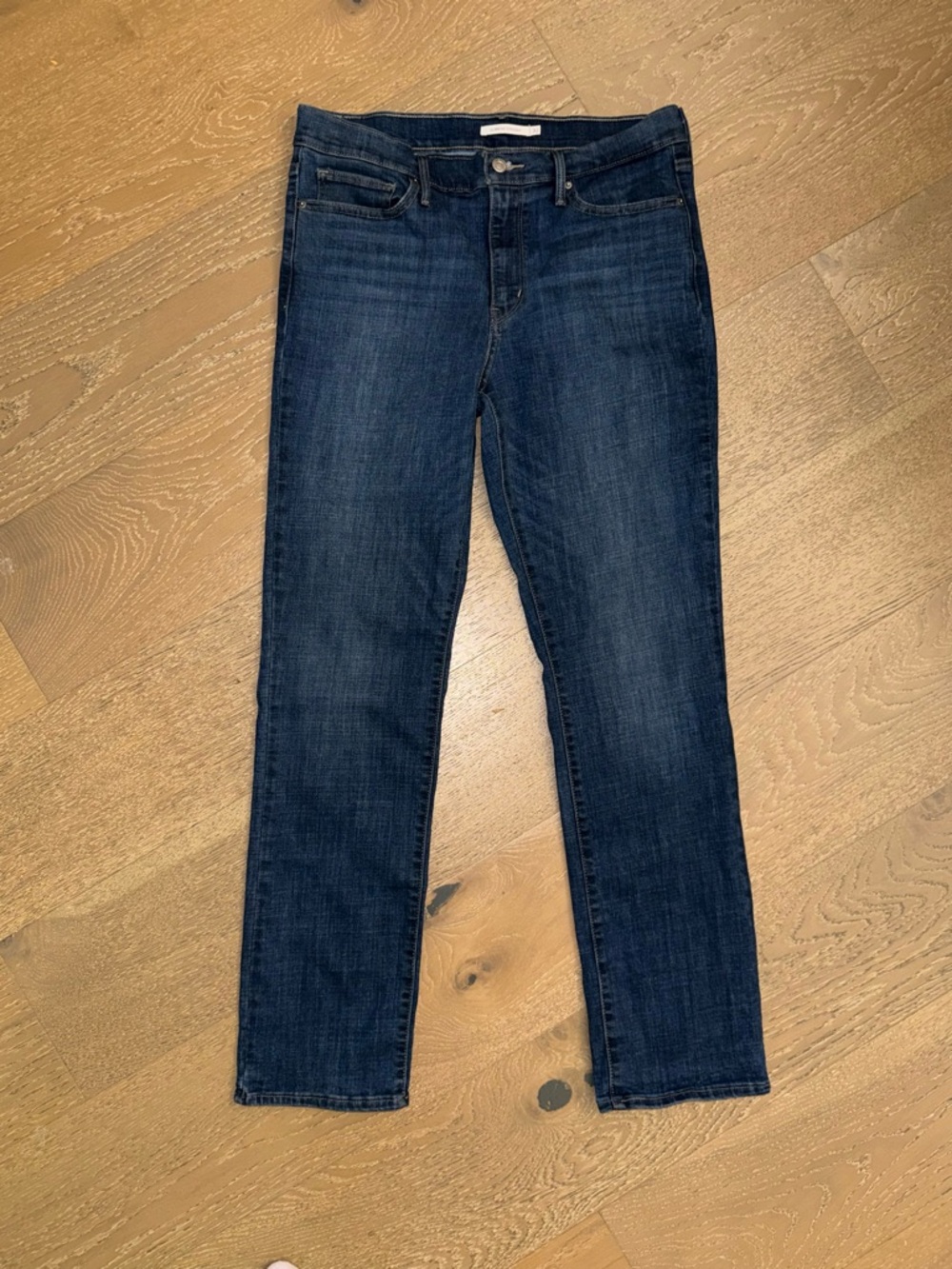 Levi's‎ Dark Blue Straight-Leg Jeans